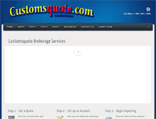 Tablet Screenshot of customsquote.com